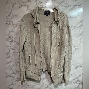 American Eagle Outfitters Distressed Hooded Sweater